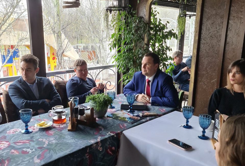 Встреча с предпринимателями в ресторане "Весна"