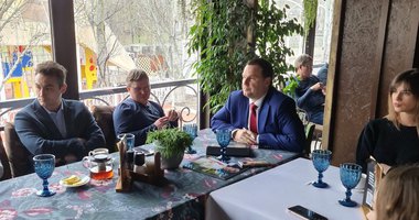 Встреча с предпринимателями в ресторане "Весна"